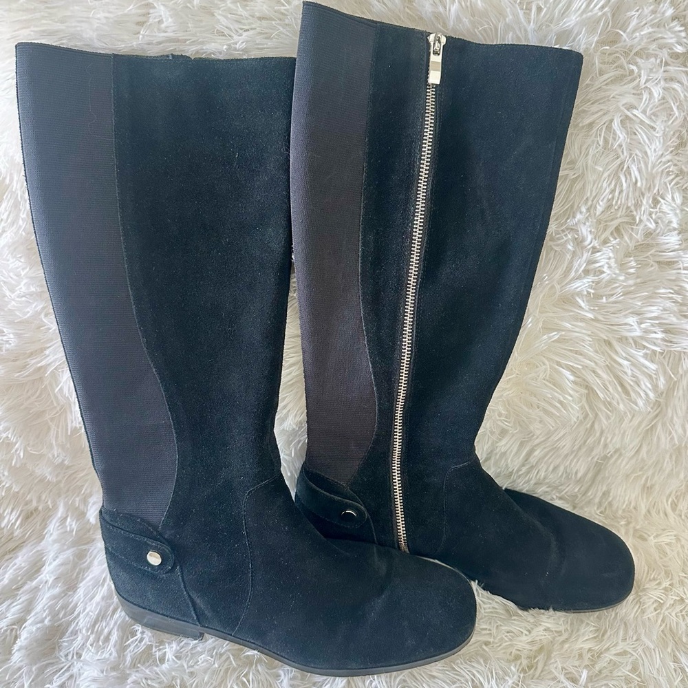 Land’s End Black Suede Boots